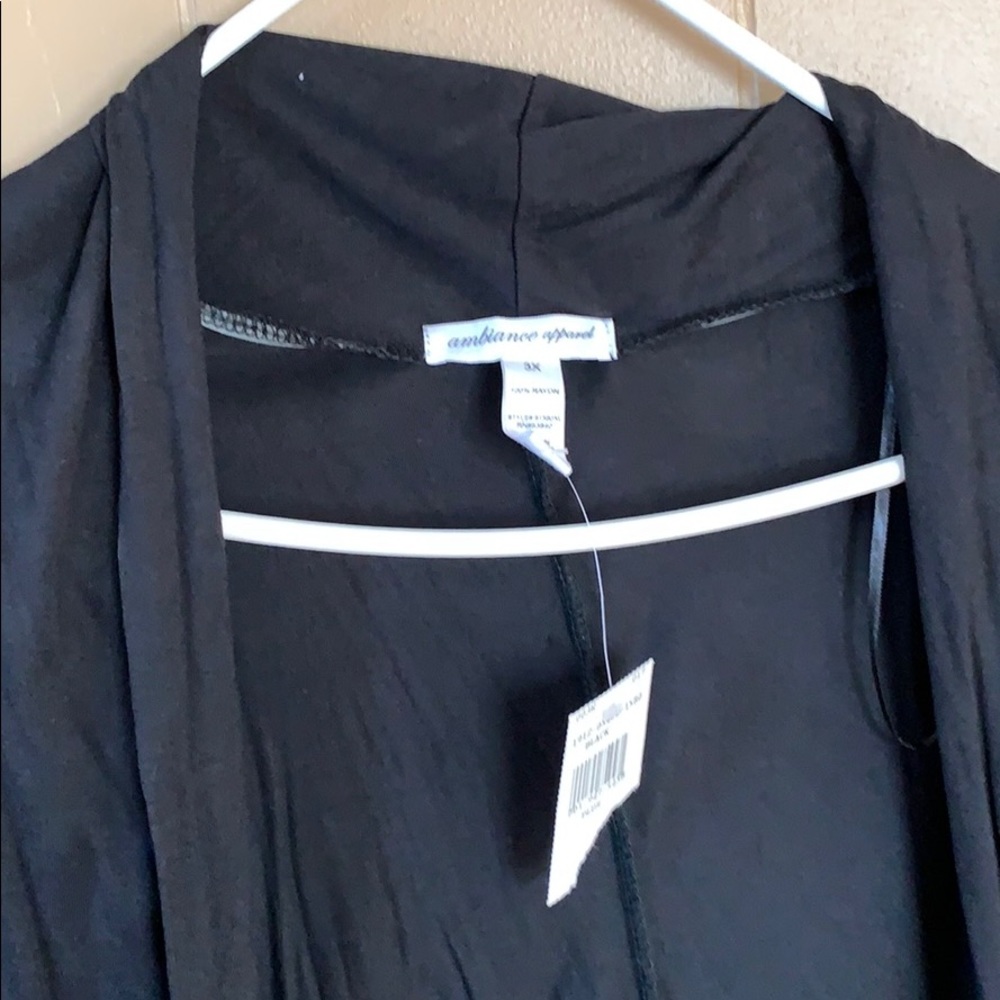 Ambiance Apparel Ruched Short Sleeve Jacket - Picture 7 of 10